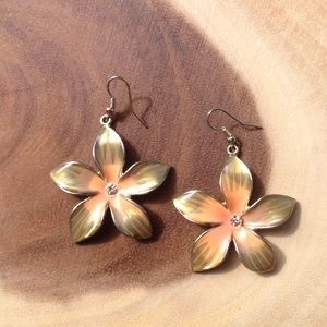 Beautiful flower earrings